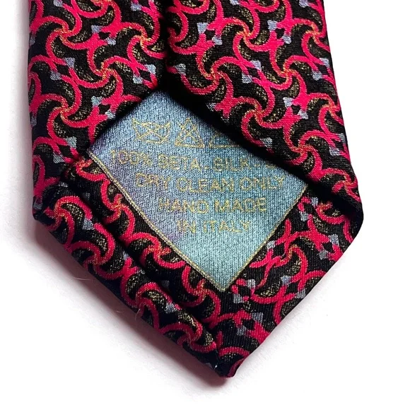 Brioni Geometric Silk Tie - Italy